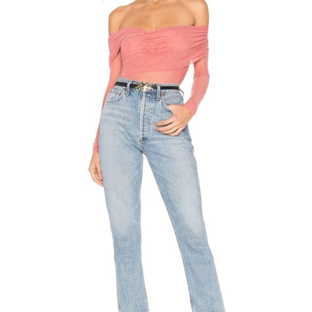 NBD X NAVEN OFF SHOULDER BODYSUIT